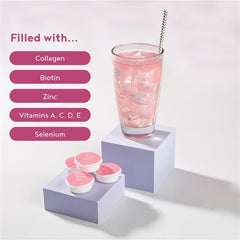 Beauty+ Radiant Rose pods packaging detail