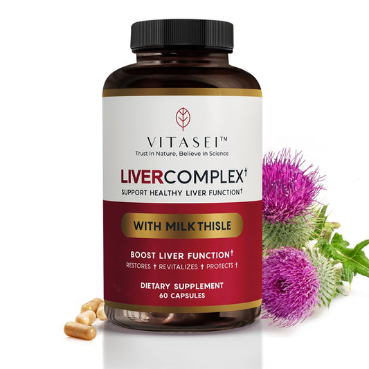 VITASEI Liver Cleanse detox hero image with bottle and capsules