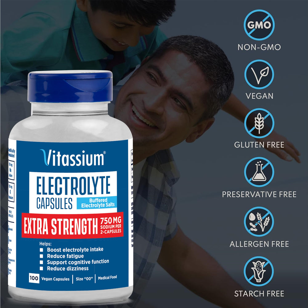 Supplement facts showing 750mg sodium per serving