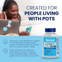 Gluten-free and allergen-free Vitassium capsule packaging.