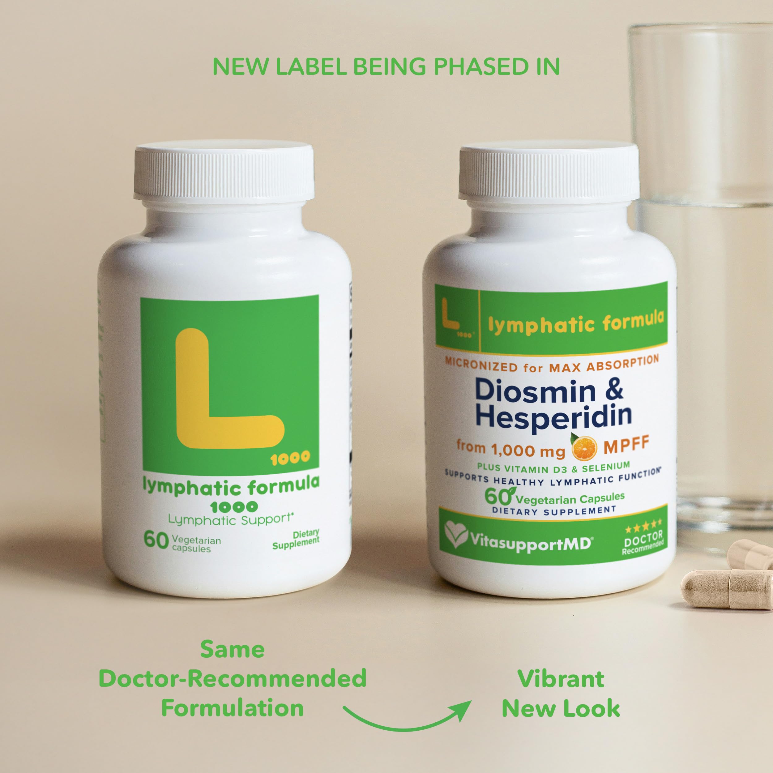 VITASUPPORTMD Vitamin D3 and Selenium bottle emphasizes added micronutrients