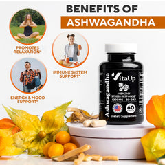 Relaxation concept with VitaUp Ashwagandha 1310mg