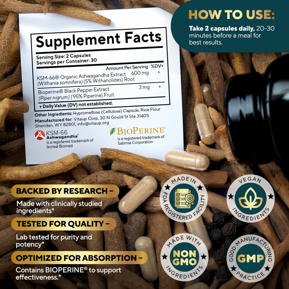 KSM-66 Ashwagandha root extract symbol