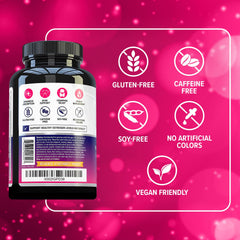 One-month supply bottle for women's health