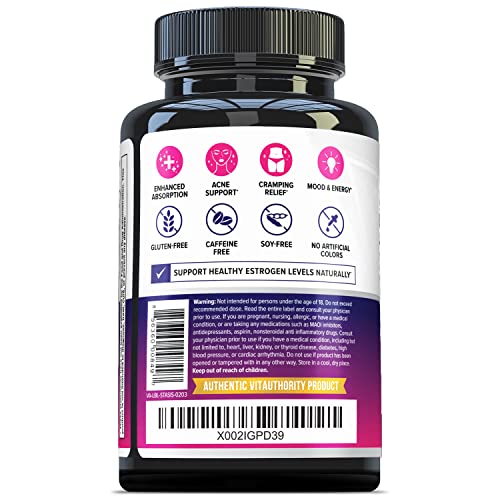 Close-up of Vitaauthority Myo-Inositol & D-Chiro Inositol blend label