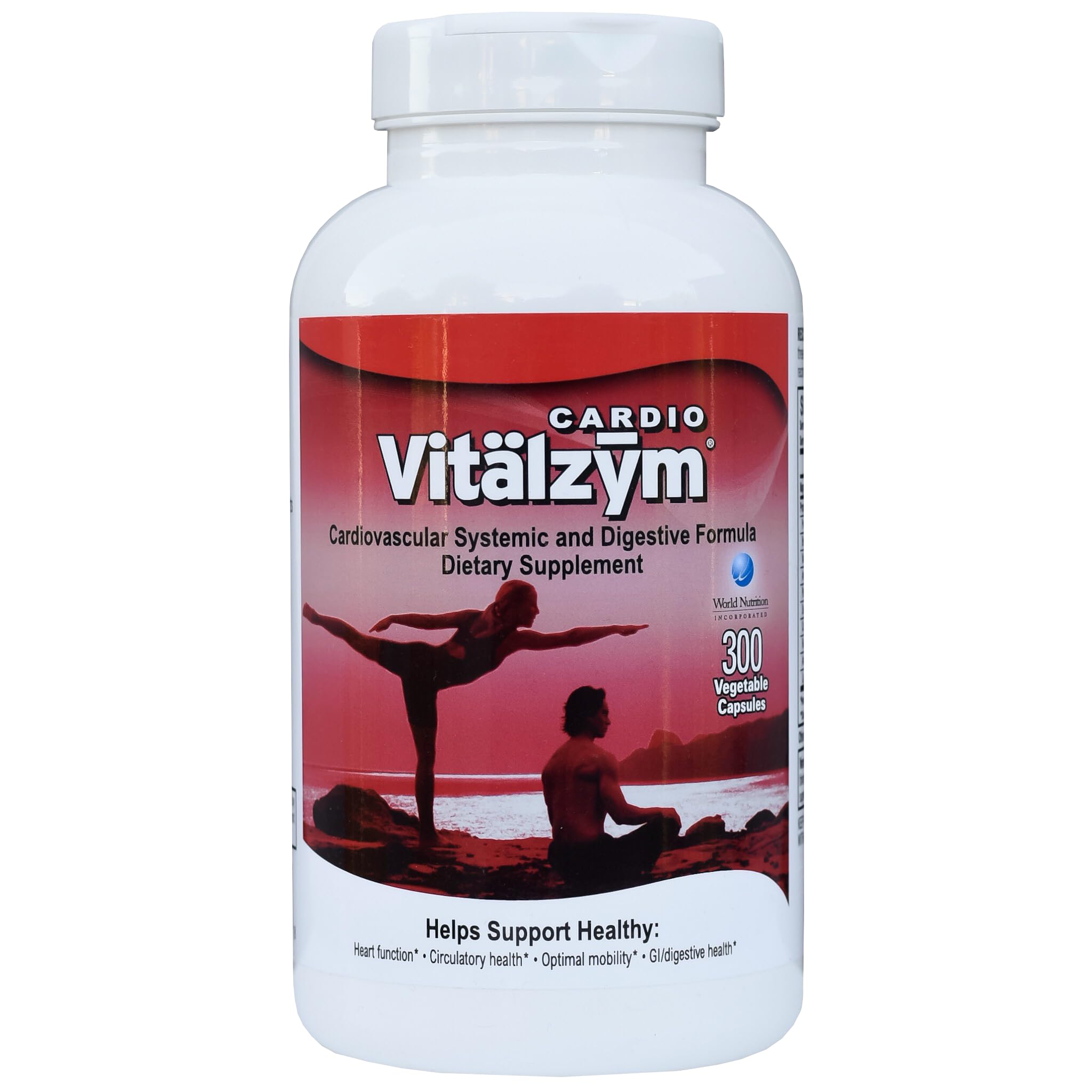 VITÄLZYM Cardio Proteolytic Enzymes bottle – 300 capsules