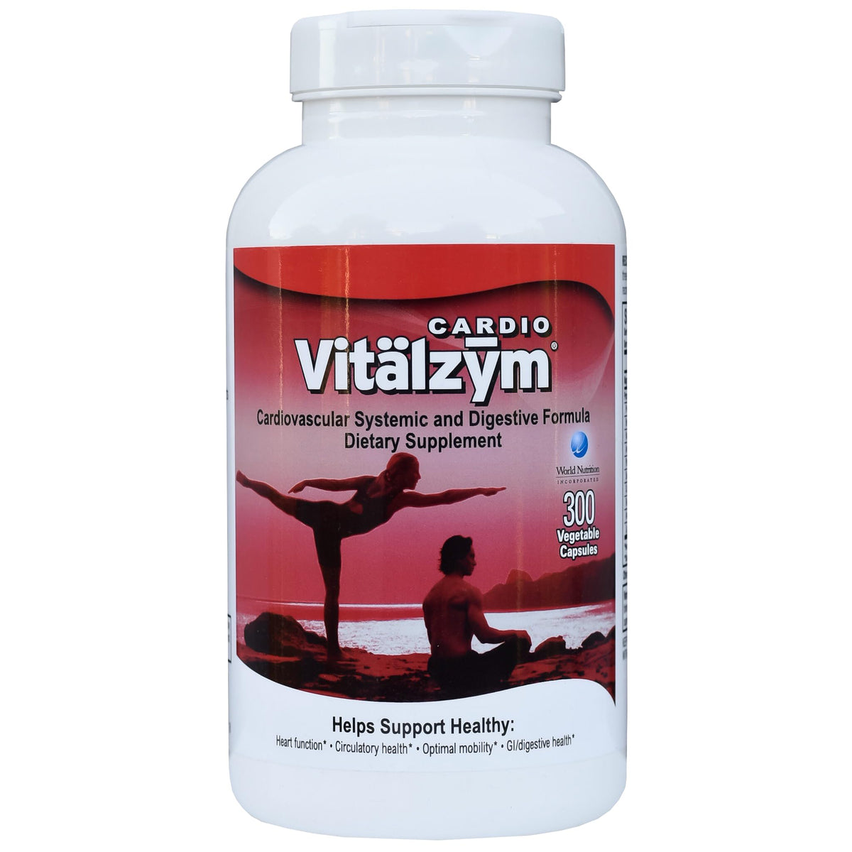 VITÄLZYM Cardio Proteolytic Enzymes bottle – 300 capsules
