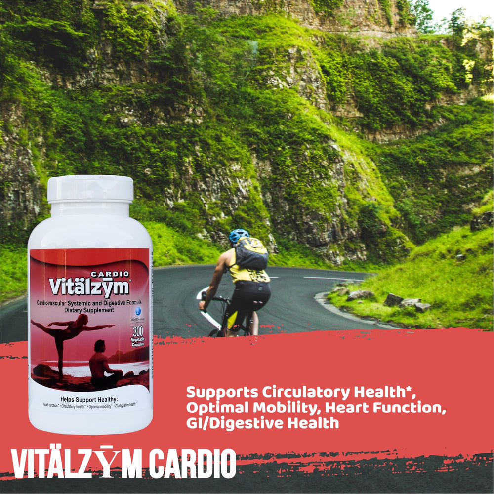 Wellness lifestyle image featuring VITÄLZYM supplement
