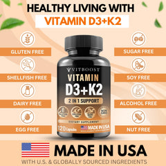 Non-GMO, gluten-free, and USA made icons for Vitboost