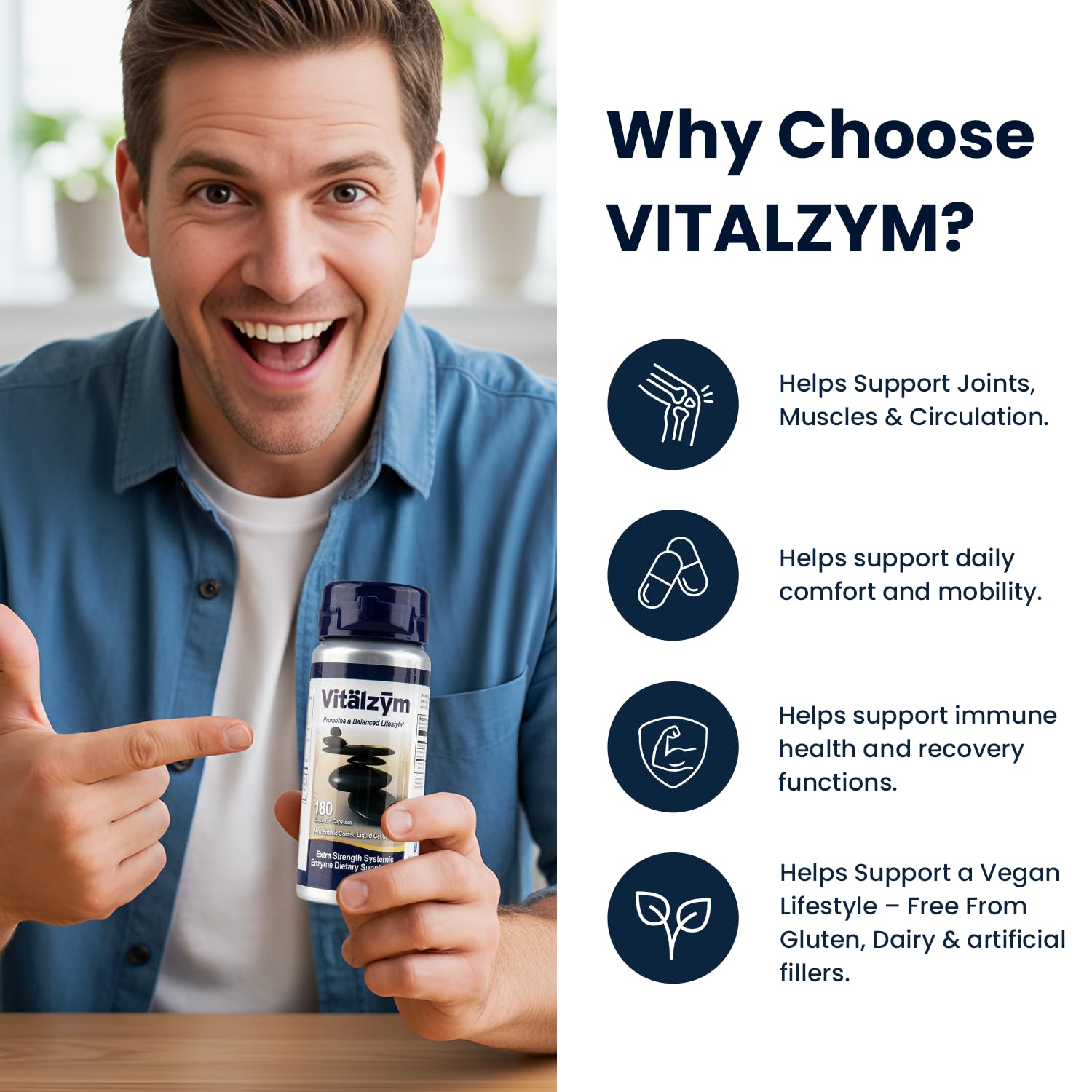 Small, easy-to-swallow gel capsules