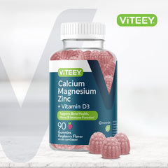 Close-up of raspberry-flavored gummies