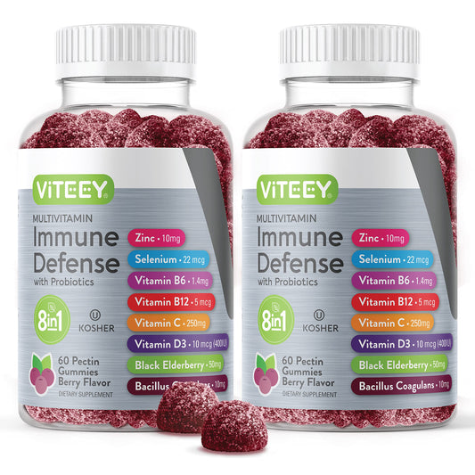 Viteey 8-in-1 Immune Support Gummies bottle front
