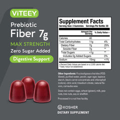 Viteey packaging detail highlights vegan and gluten-free attributes.