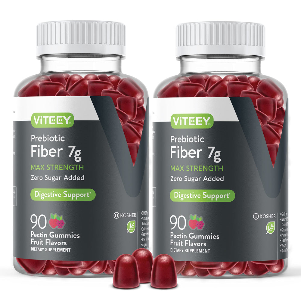 VITEEY Prebiotic Fiber Gummies bottle – 180 count (hero image)