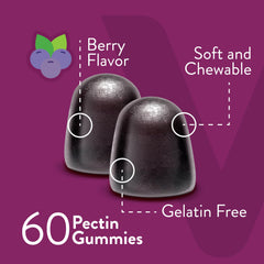 Ingredients label featuring iron, folic acid, and choline
