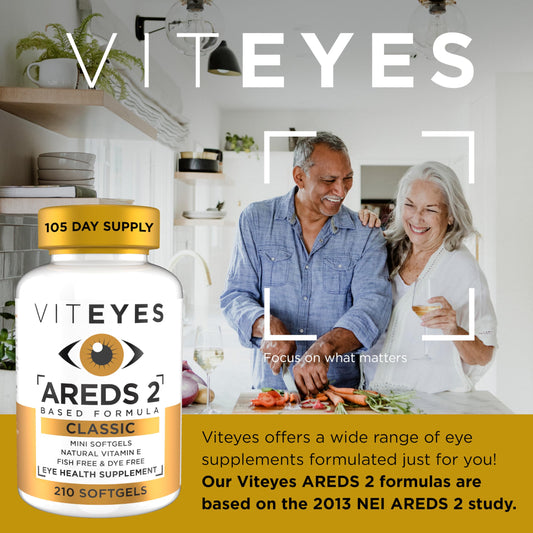 Macular health AREDS 2 formula illustration