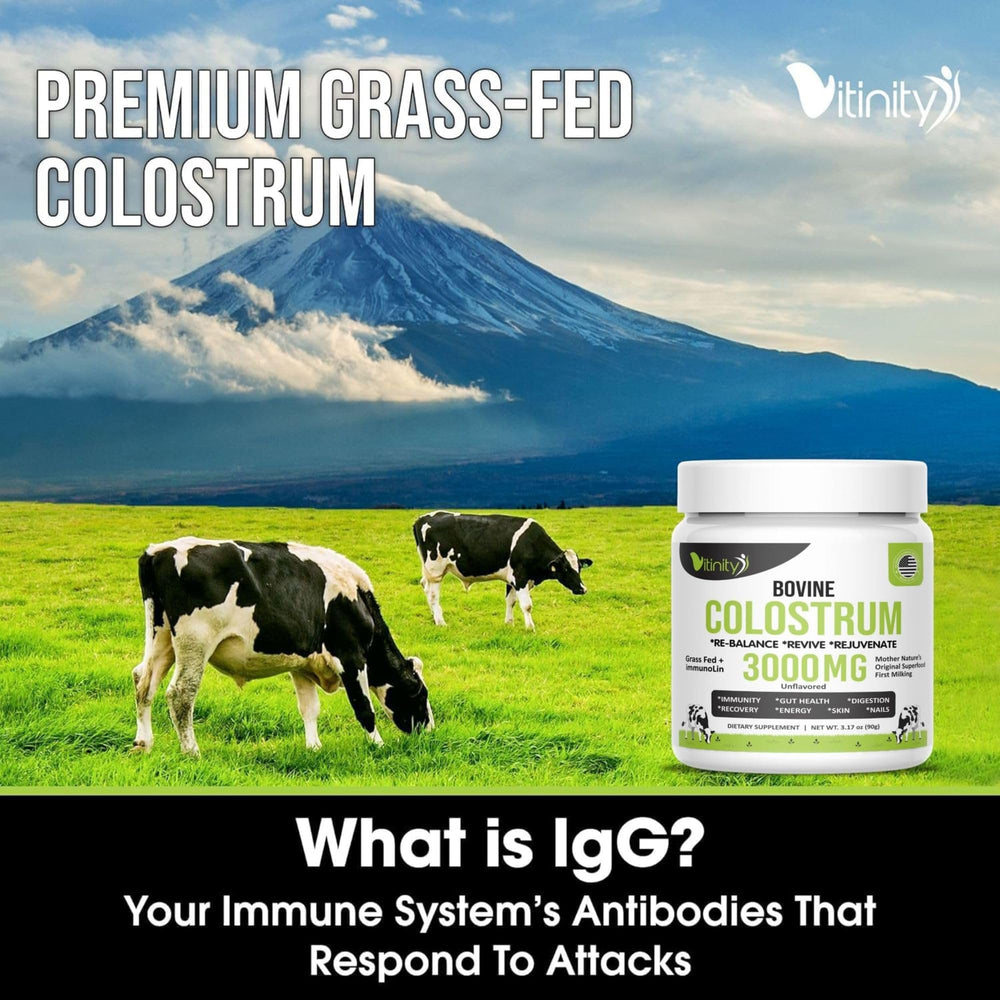 Illustration of IgG content and immune support