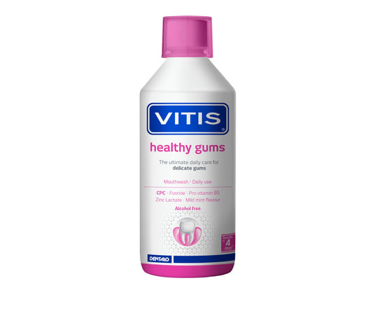 Packaging for VITIS Gingival Mouthwash 500ml