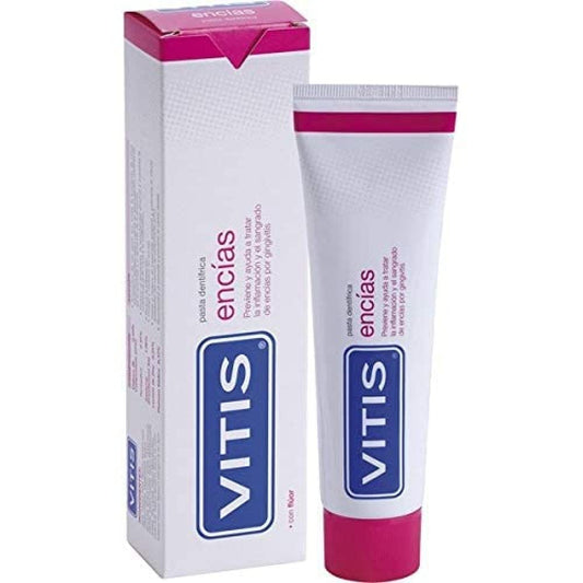 Vitis Gum Paste 100 ml toothpaste packaging and tube