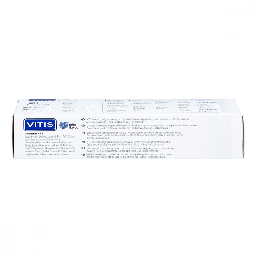 Vitis toothpaste packaging and 100ml tube