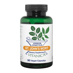 Vitanica St. John's Wort capsules bottle and label