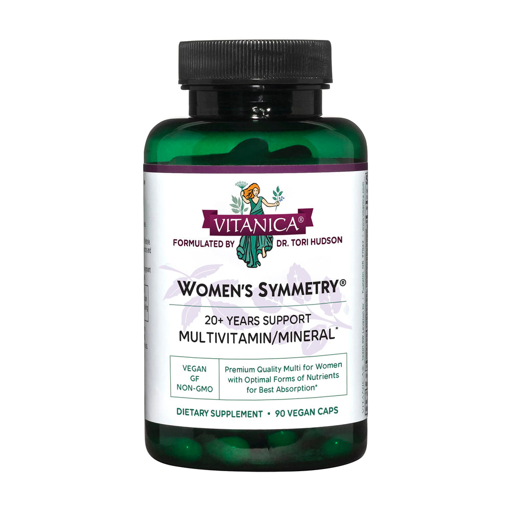 Vitanica Women's Symmetry bottle - front label