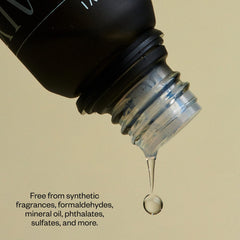 Front view of Vitruvi Eucalyptus essential oil bottle labeled 0.3 fl oz