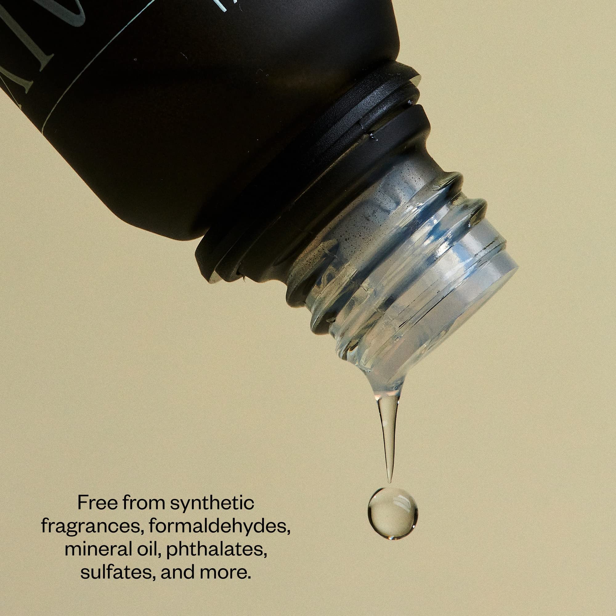 Back label on Vitruvi Eucalyptus essential oil bottle