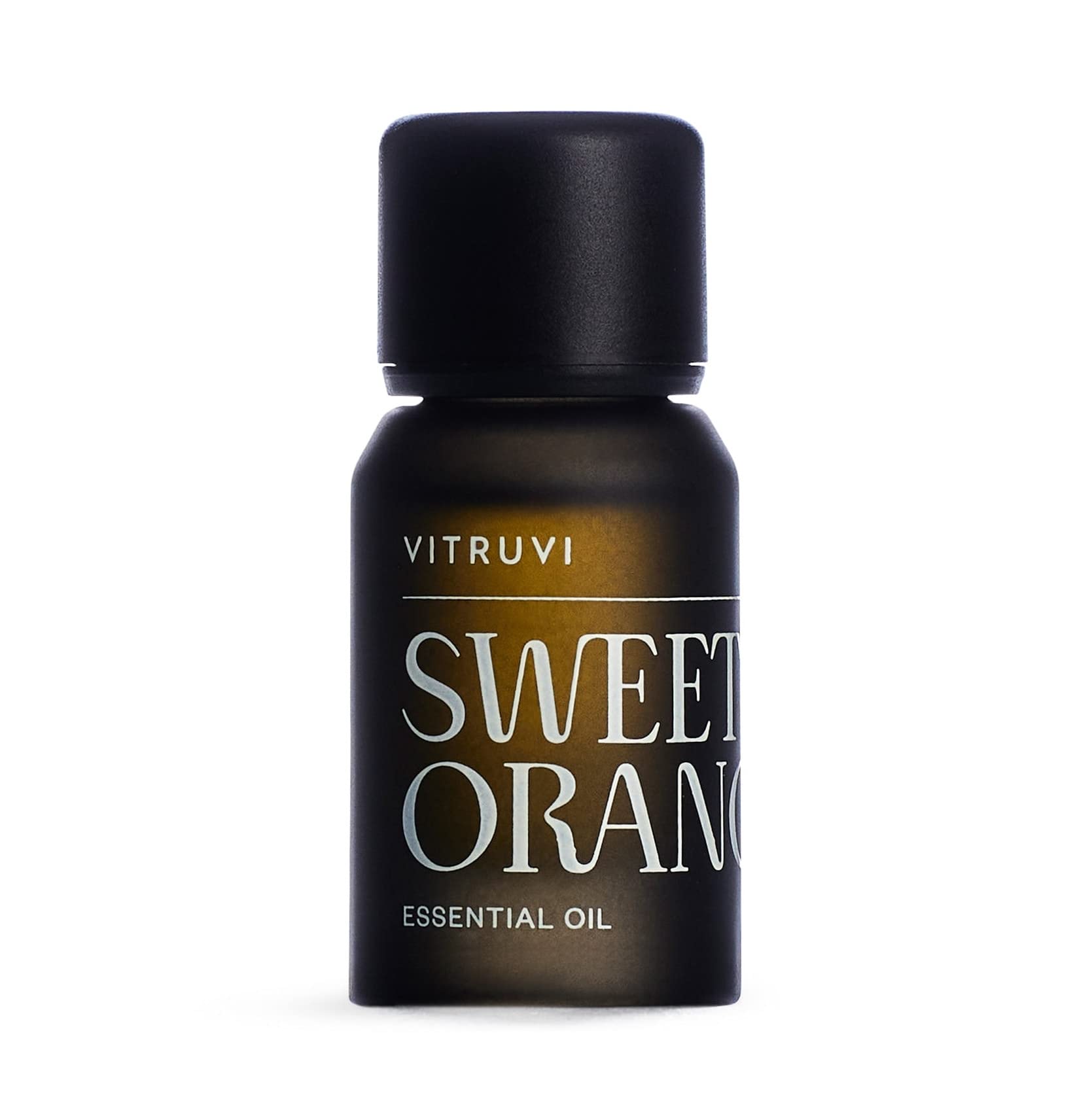 Vitruvi Organic Sweet Orange Essential Oil 10ml bottle - front view