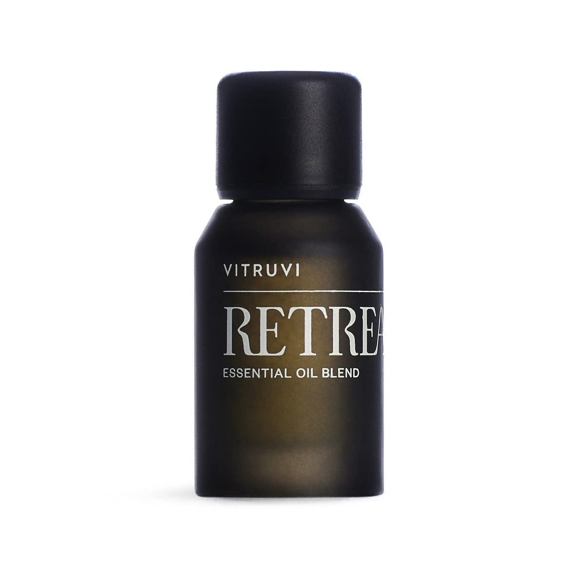 Vitruvi Retreat Restorative Essential Oil Blend bottle label