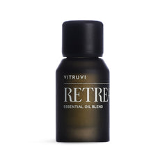Vitruvi Retreat Restorative Essential Oil Blend bottle label