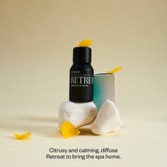 Vitruvi Retreat Restorative Oil Blend packaging box
