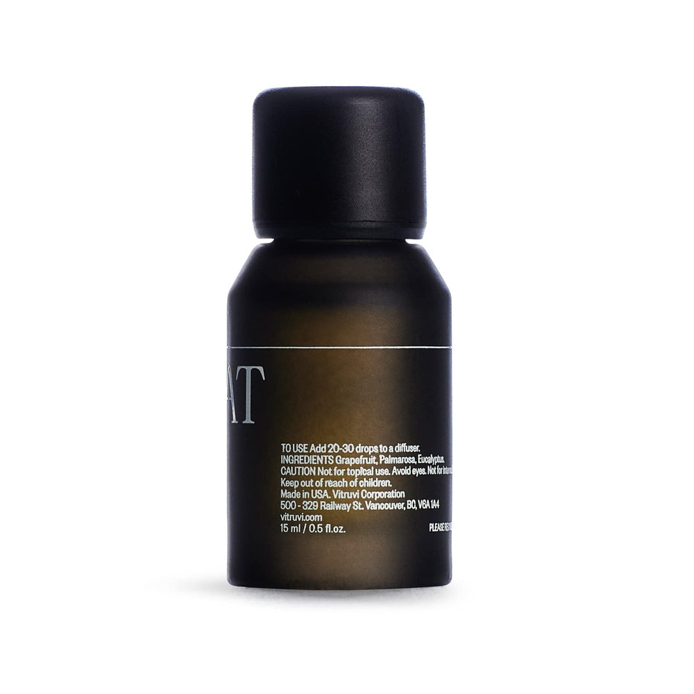 Spa-inspired ambiance with Vitruvi Retreat Restorative oil