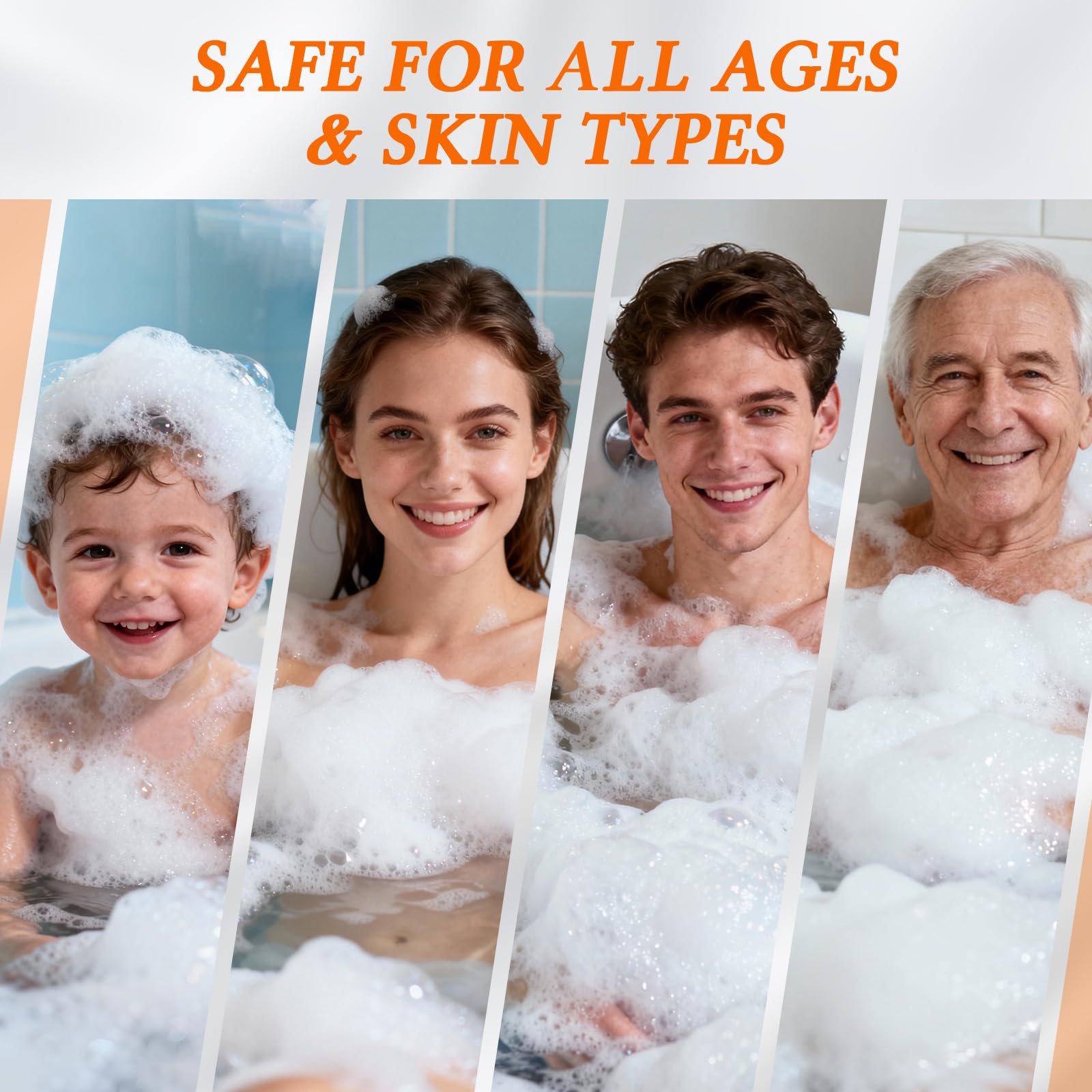 Viugex Persimmon Soap Bar daily skincare routine suitable for all ages.
