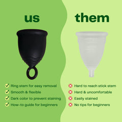 VIV FOR YOUR V small cup soft flexible silicone for comfortable wear.