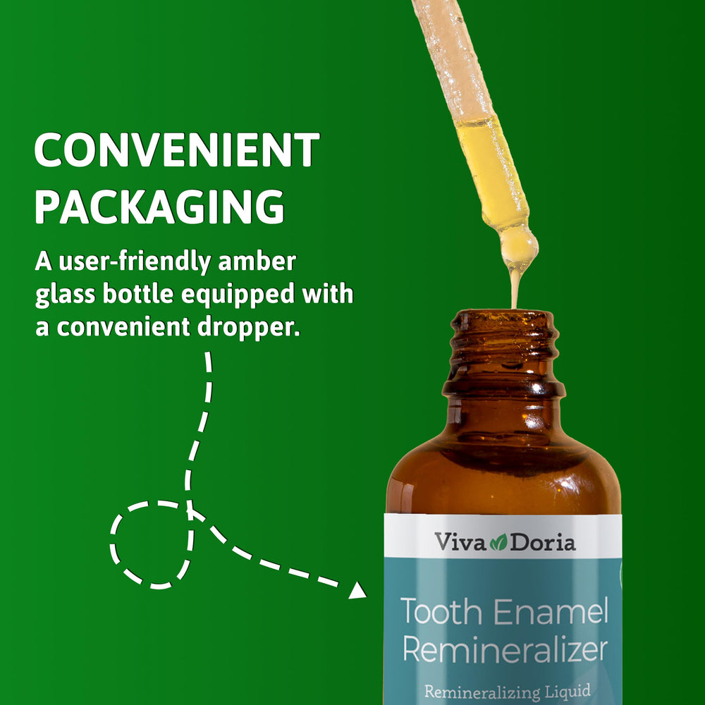 Natural ingredients in Viva Doria enamel remineralizing formula
