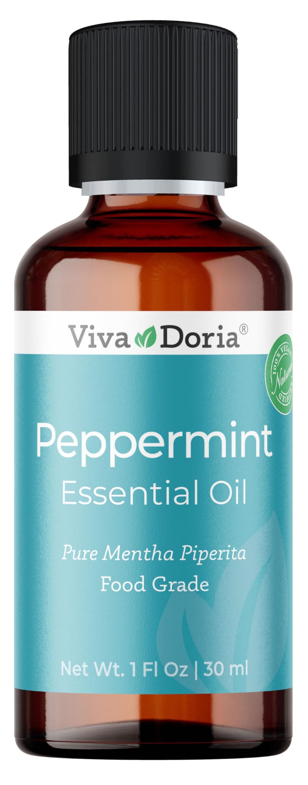 Viva Doria peppermint oil 30ml glass bottle USA