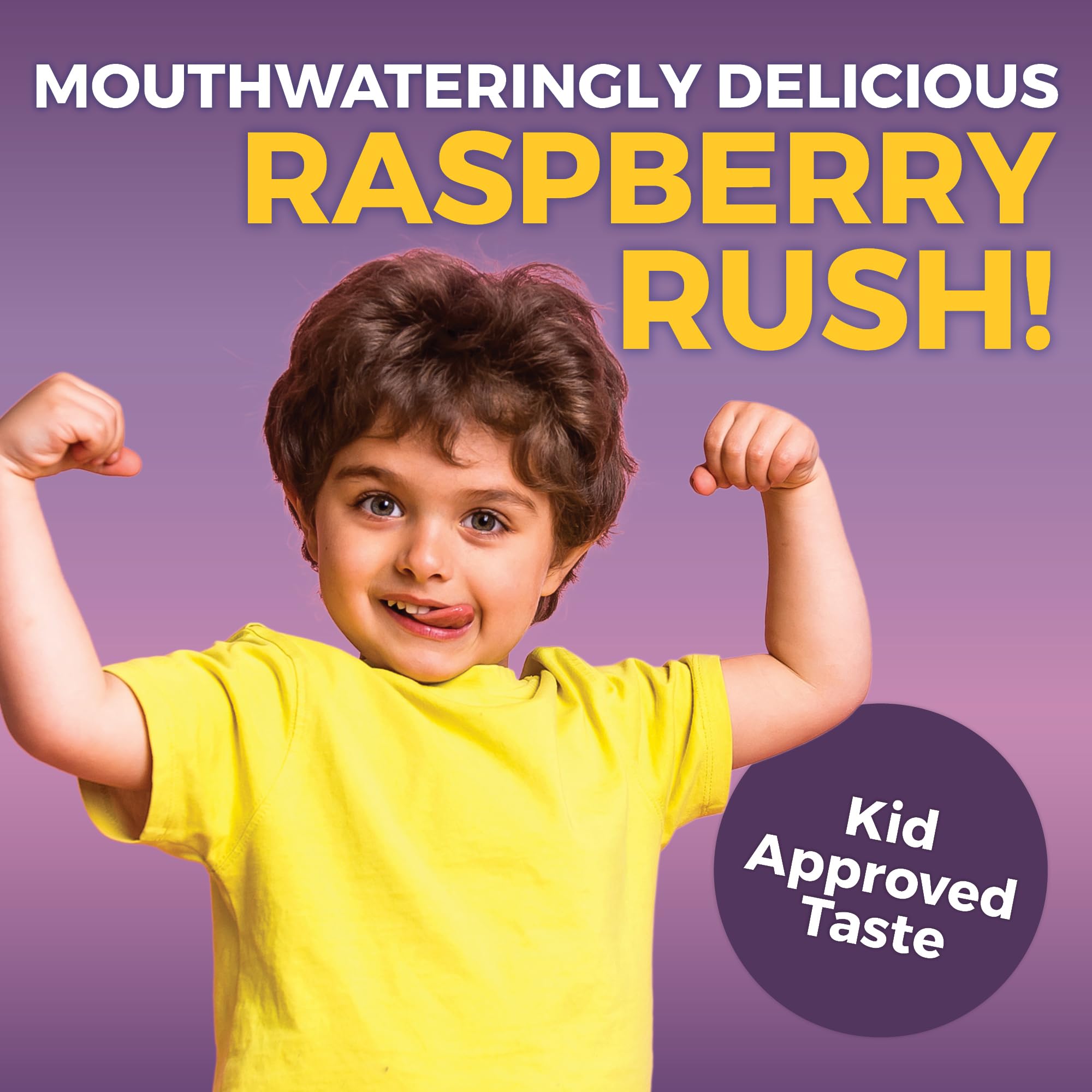 Gummies being chewed with non-stick texture