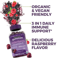 Bottle showing 2-month supply with 120 gummies