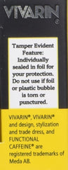 Vivarin 16-count box packaging