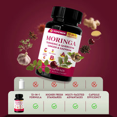 Smooth capsules inside the vivcmin bottle