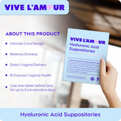 Vive L'Amour delivery-system vaginal application highlights direct hydration to targeted tissue.