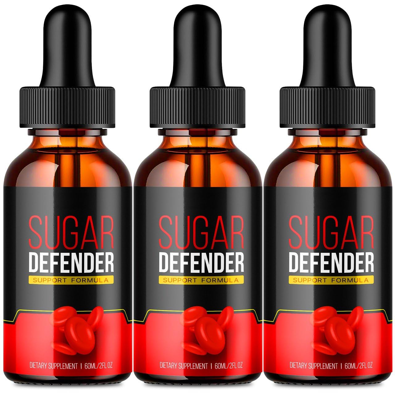 VIVE MD Sugar Defender Drops – official formula bottle (image 1)
