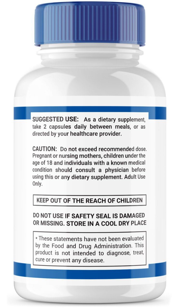 Label showing Tongkat Ali, Saw Palmetto and Horny Goat Weed ingredients