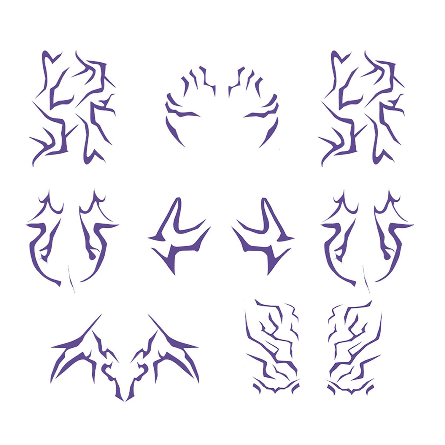 Vivipony Rumi face tattoo design for a bold, camera-ready look