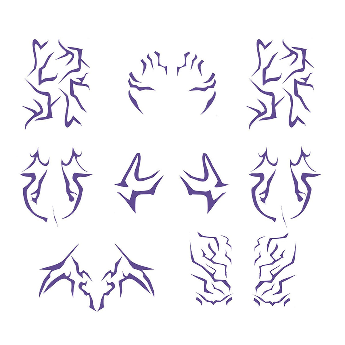 Vivipony Rumi face tattoo design for a bold, camera-ready look