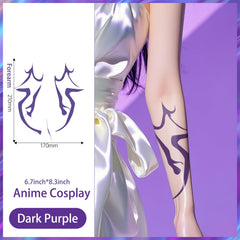 Vivipony Rumi thigh tattoos left designed for symmetrical balance