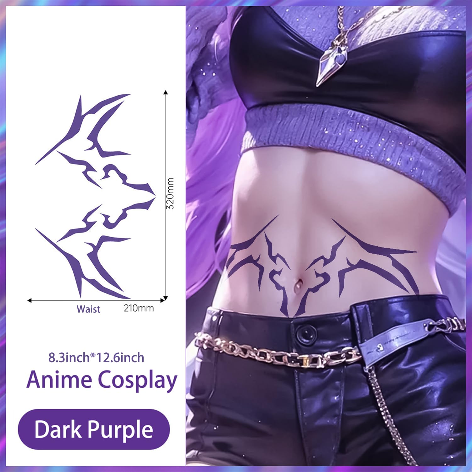 Vivipony Rumi thigh tattoos right for matching leg art