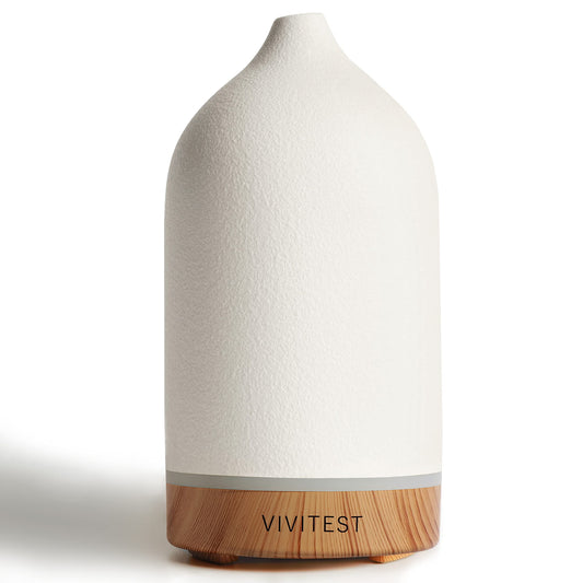 VIVITEST 200ml Ceramic Essential Oil Diffuser - front view