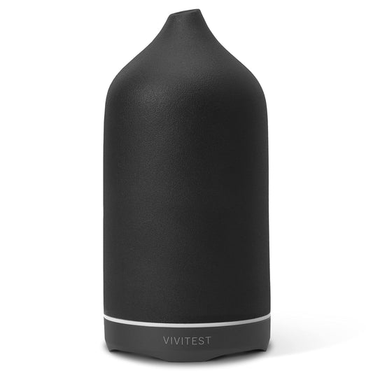 VIVITEST 250ML stone and ceramic diffuser in black finish